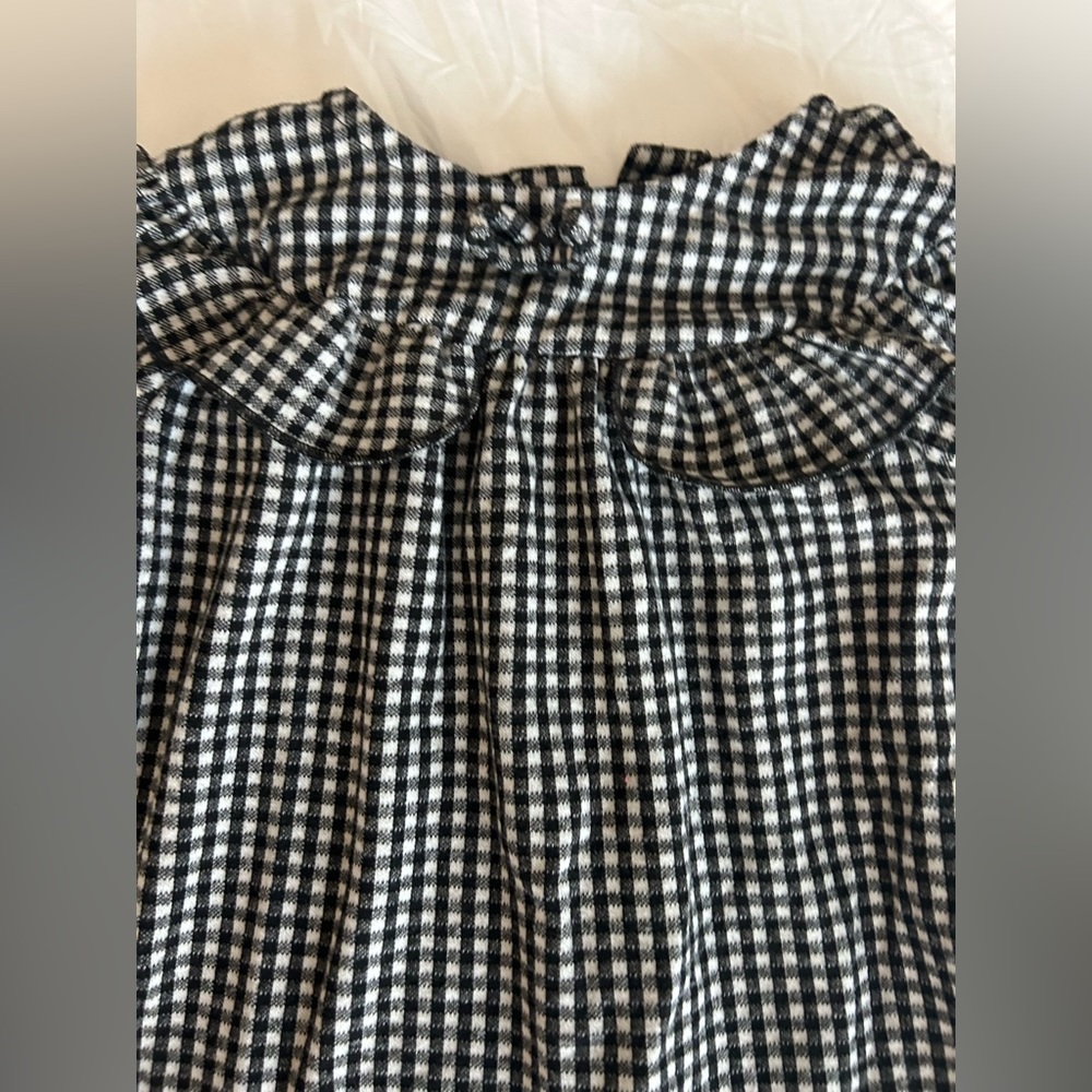 Zara Black and White Knit Dress 3-4 yrs